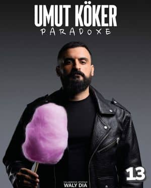 Affiche du spectacle d’Umut Köker : Paradoxe (classé 13e)