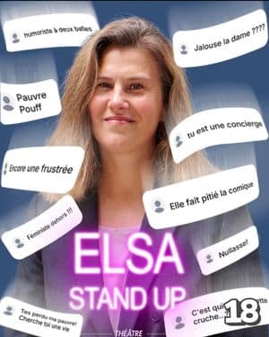 Affiche du spectacle d’Elsa : Stand-up (classé 18e)