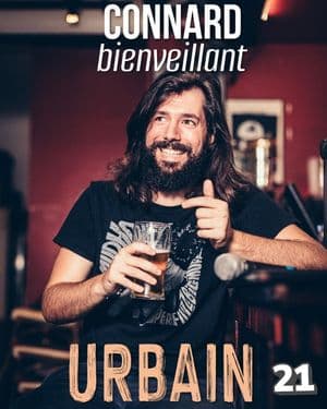 Affiche du spectacle de stand-up d’Urbain (classé 21e)