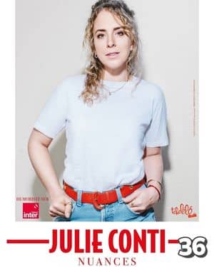 Affiche du spectacle de Julie Conti : Nuances (classé 36e)